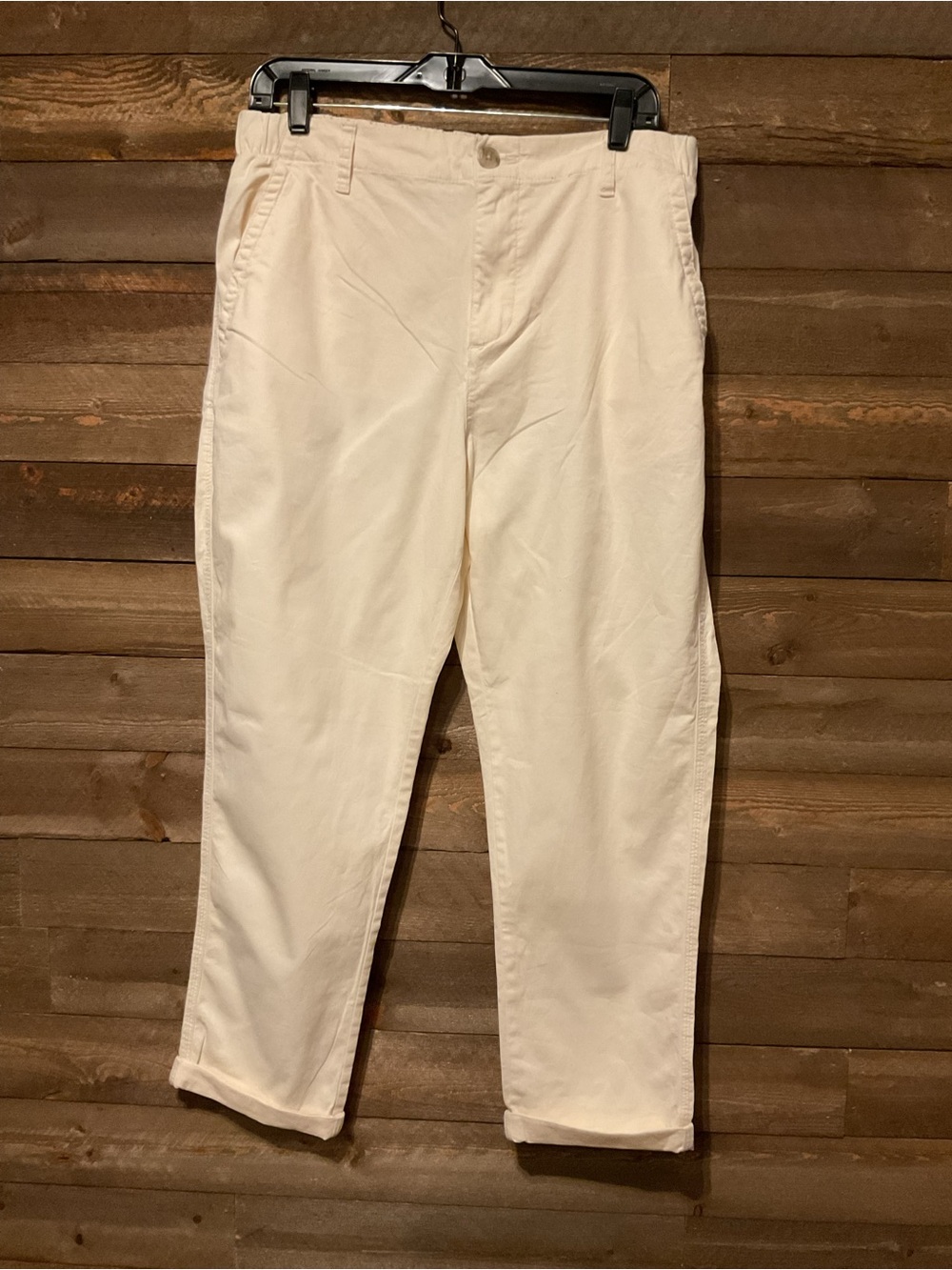 Women’s Old Navy Cream Everyday Easy Chino Pants Size Large NWT